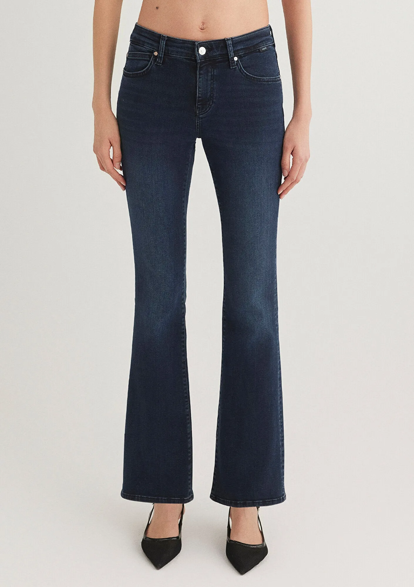 Molly Ink Brushed Denim Jean Pants