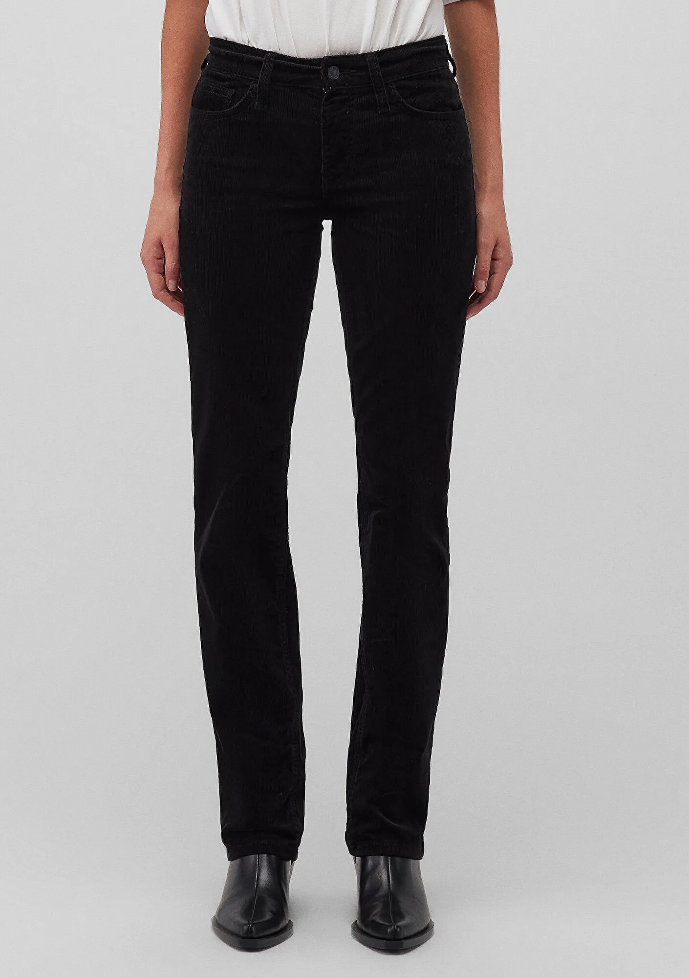 Mona Black Cord Pants