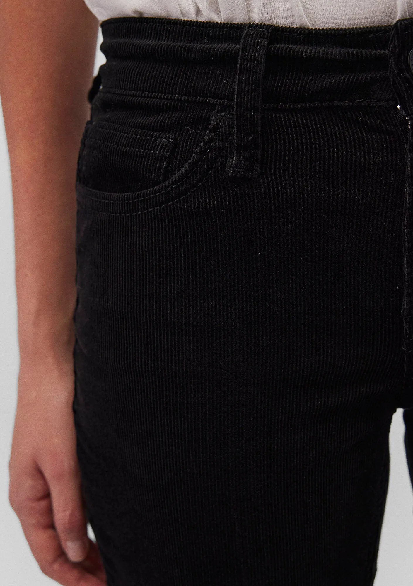 Mona Black Cord Pants