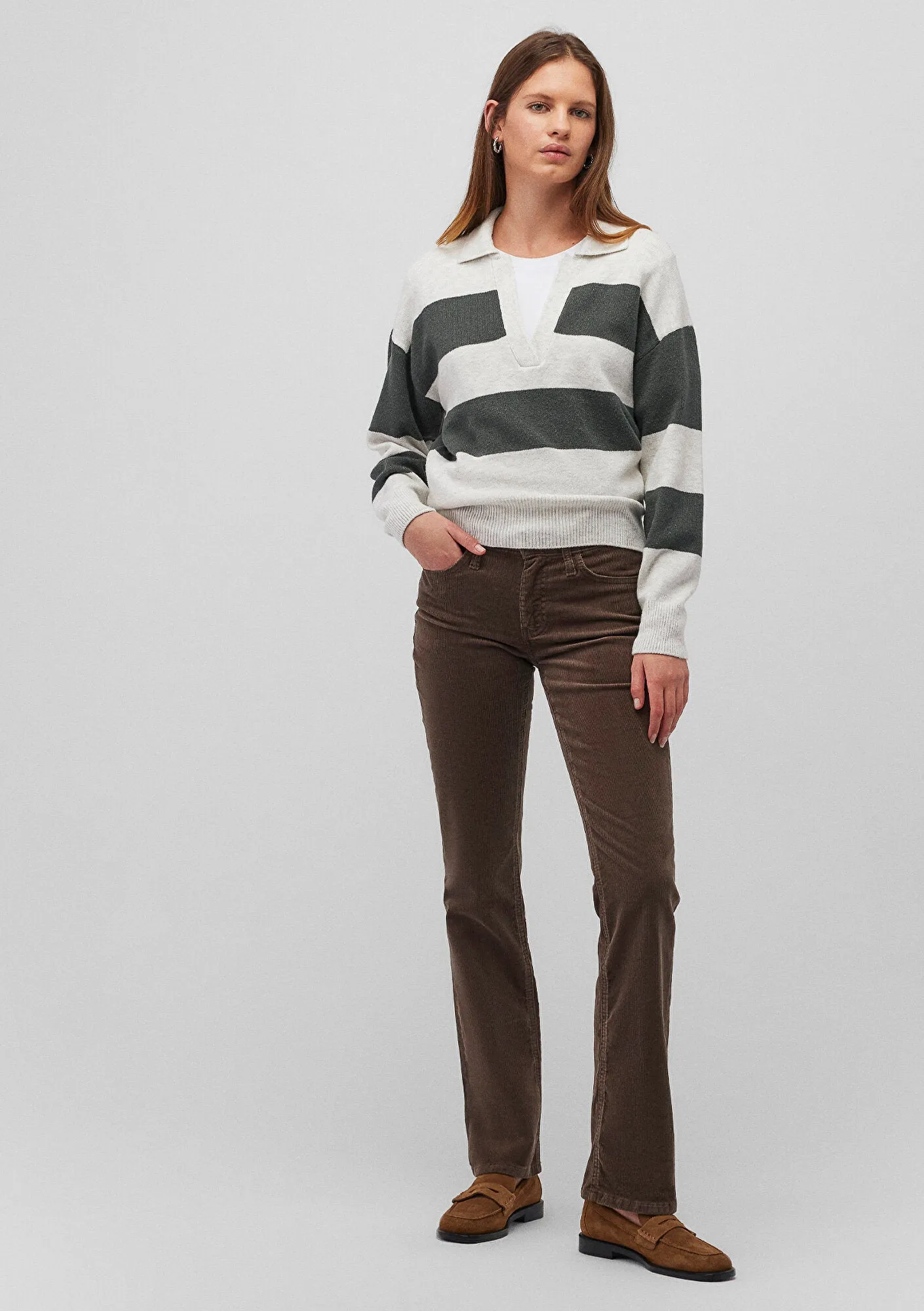 Mona Brown Cord Pants