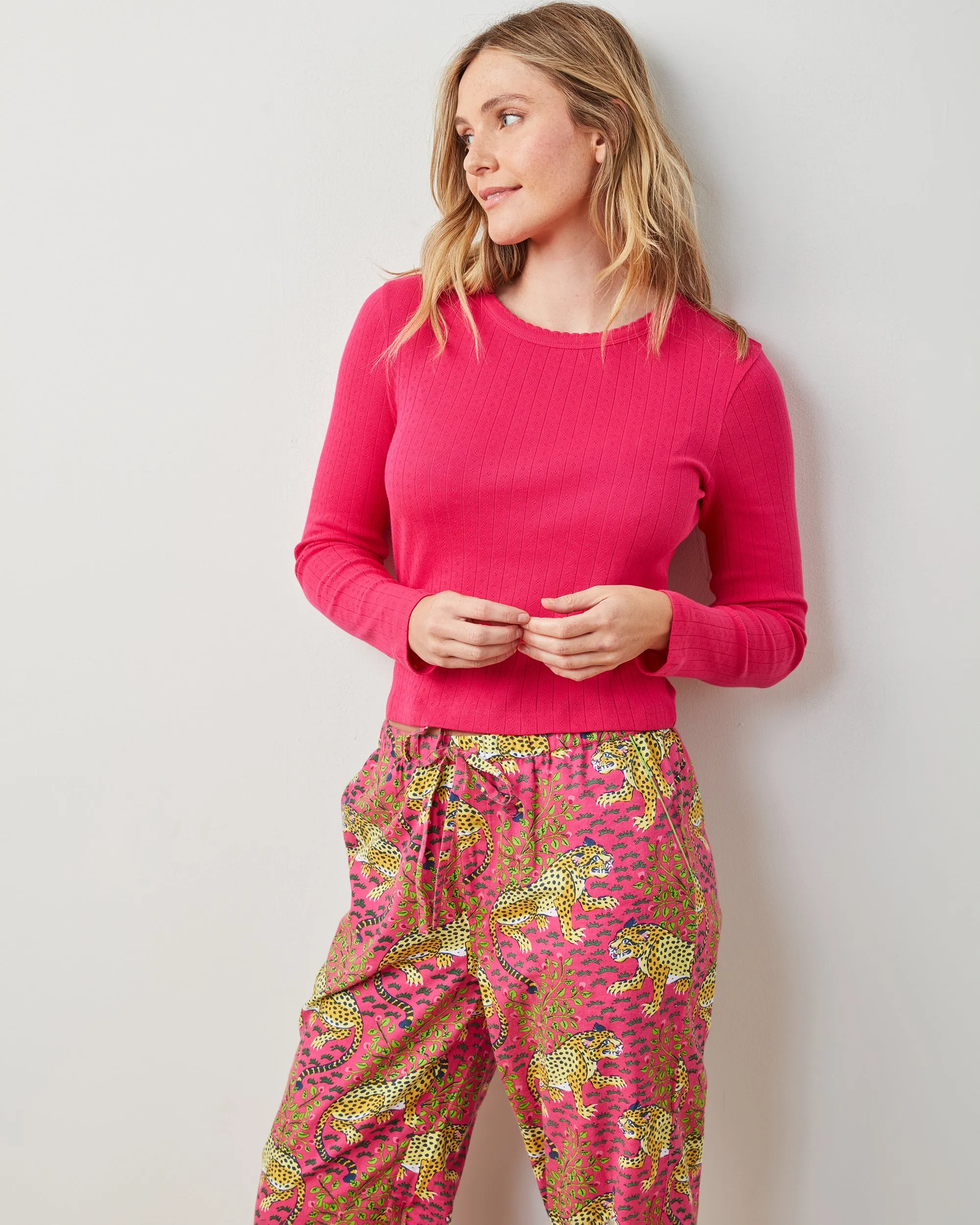 Multi - 3-Pack Pointelle Long Sleeve - Shirt Bundle