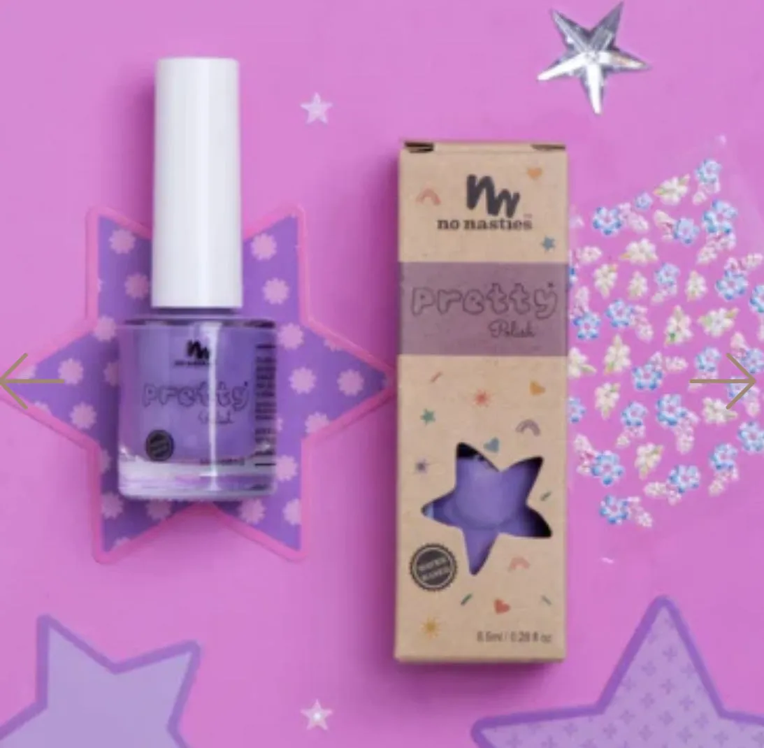 No Nasties Purple Water-Based Peelable Purple Nail Polish