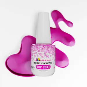 Non Wipe Top Coat - Pink Jelly Tint - 15ml