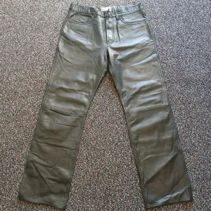 NWOT GAP Black Leather pants size 34"