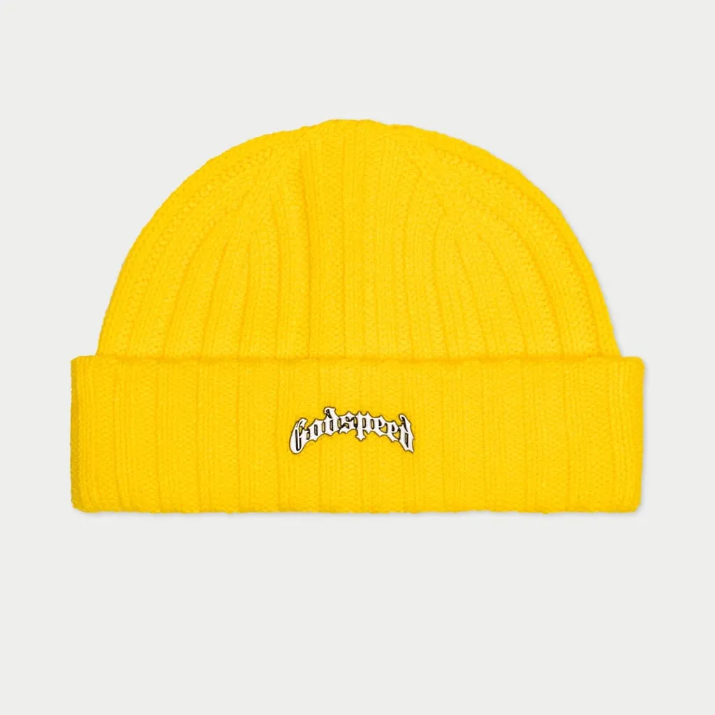Og Logo Emblem Beanie (Yellow)