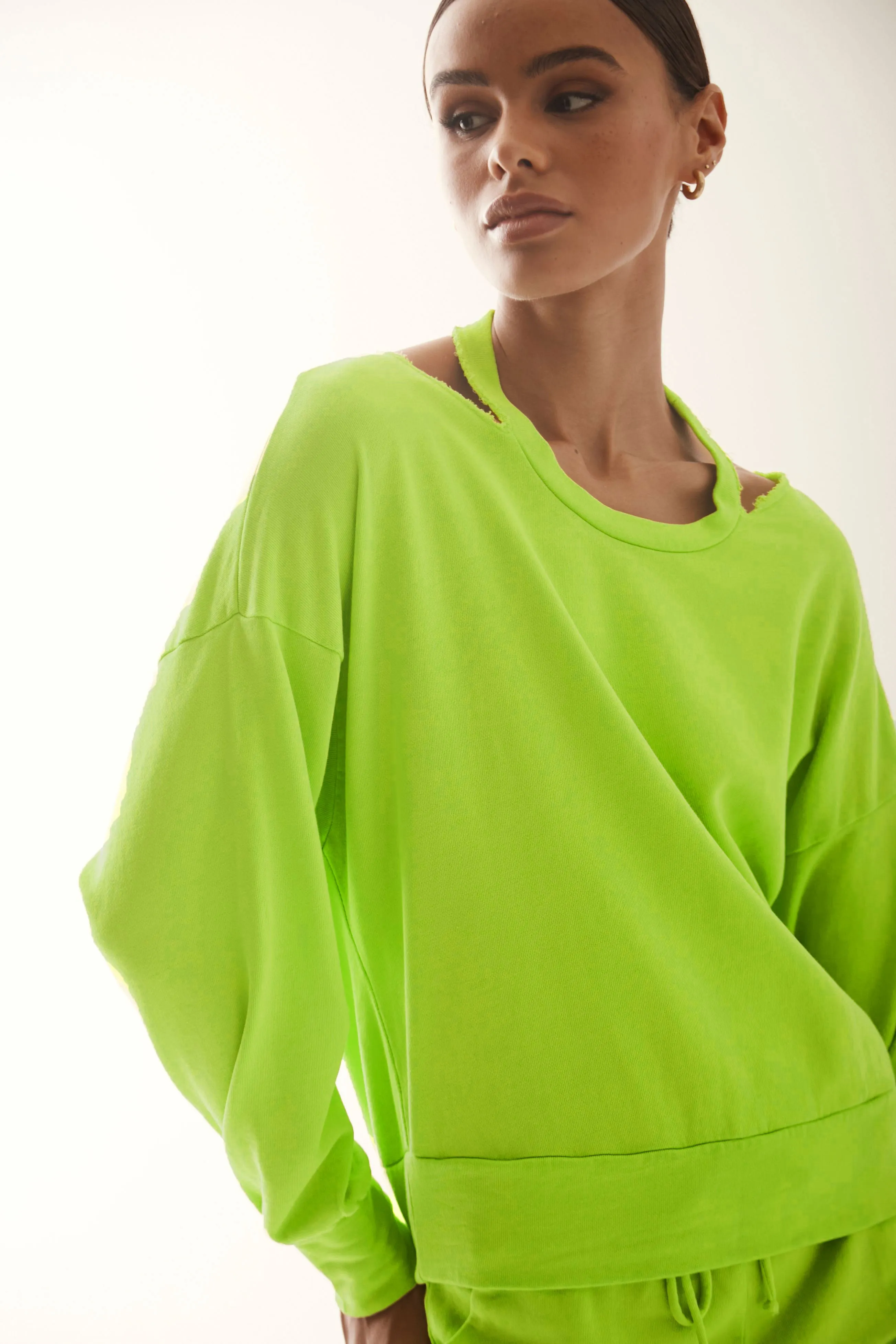Open Neck Pullover