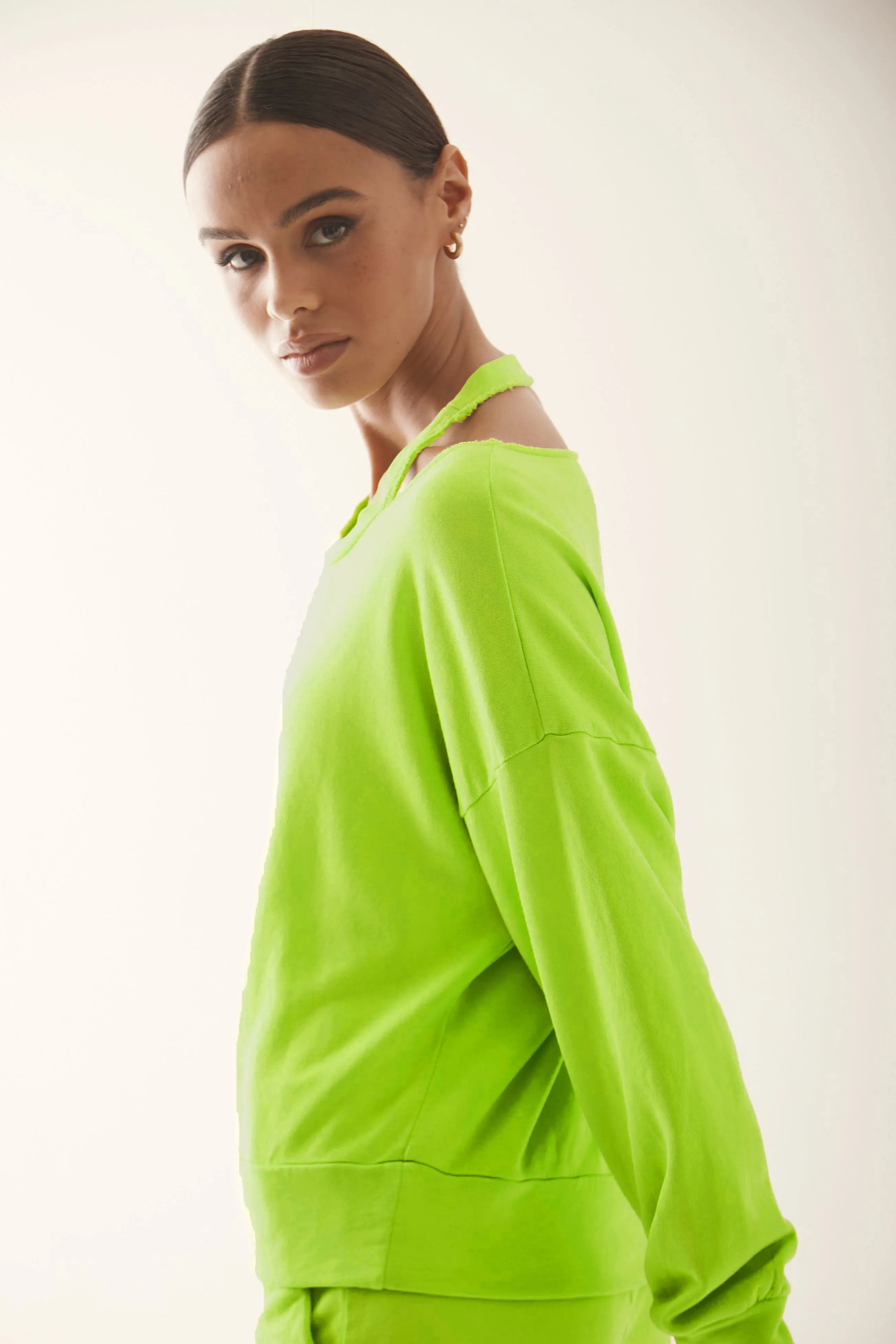 Open Neck Pullover