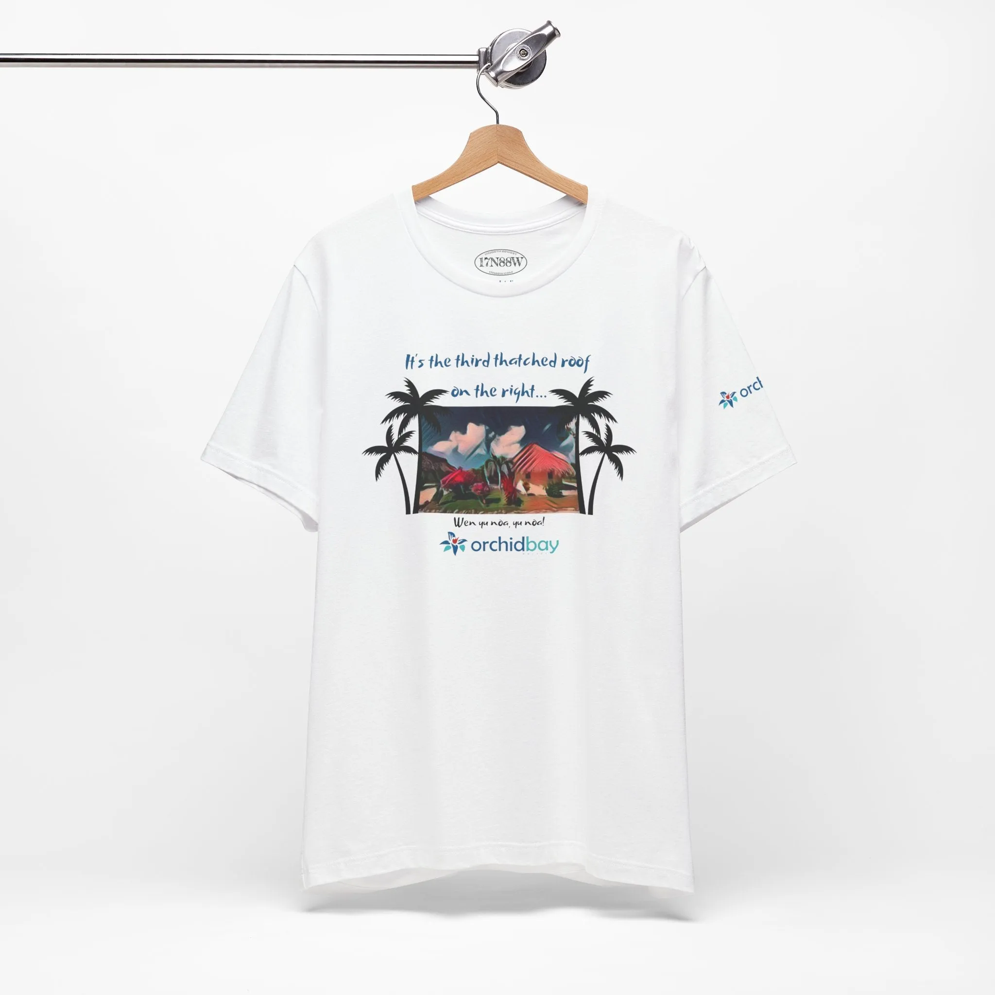 Orchid Bay | Unisex Short Sleeve Tee | Third Thatched Roof | Belize