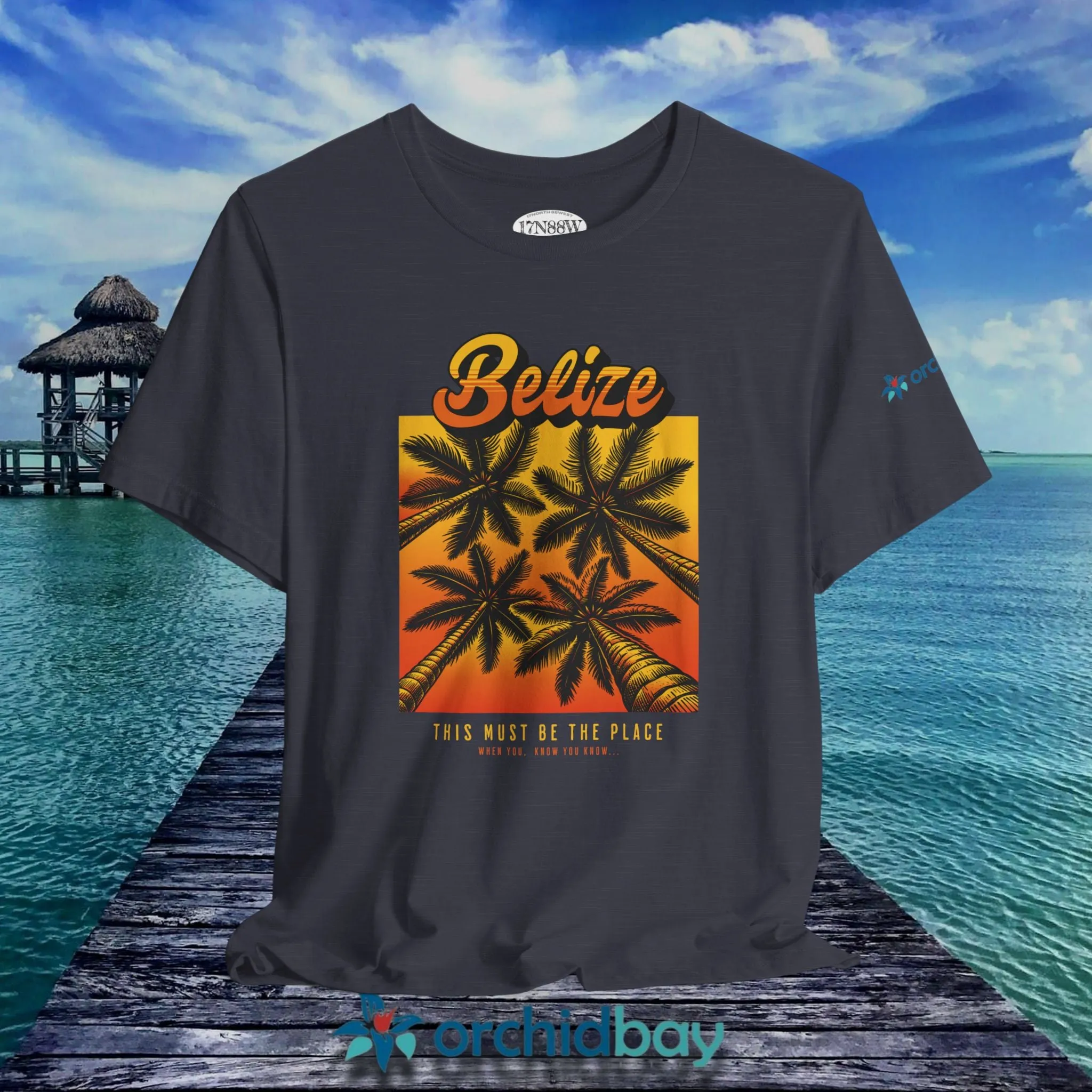 Orchid Bay | Unisex Short Sleeve Tee | This Must Be The Place | Belize | When You Know, You Know!