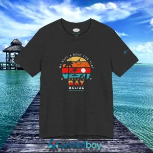 Orchid Bay | Unisex Short Sleeve Tee | We Have a Boat For That | Retro Sunset