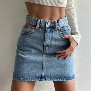 Orla™ | High-Waist Denim Mini Skirt