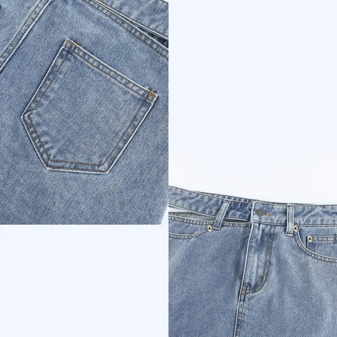 Orla™ | High-Waist Denim Mini Skirt