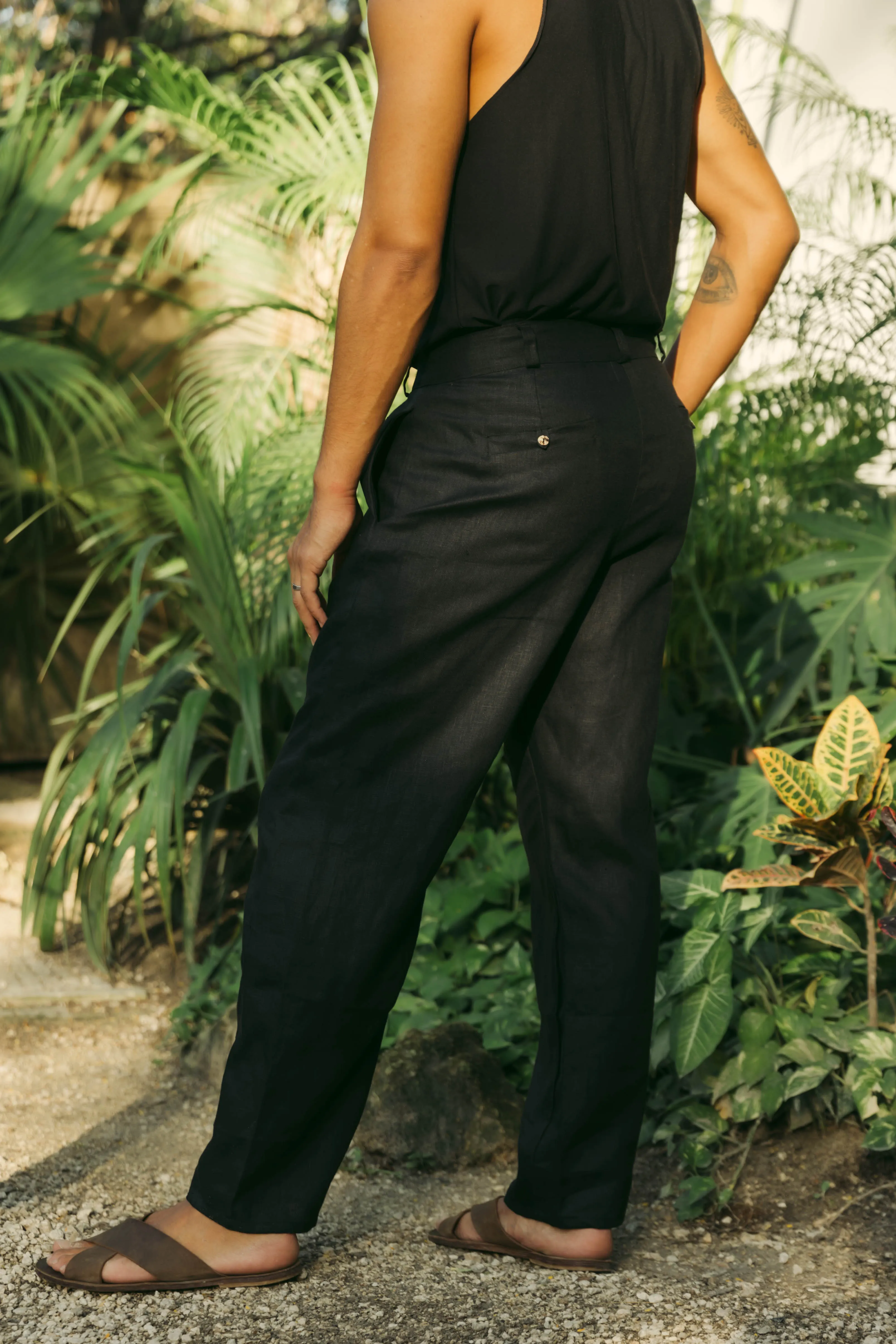 PALERMO linen classic pants