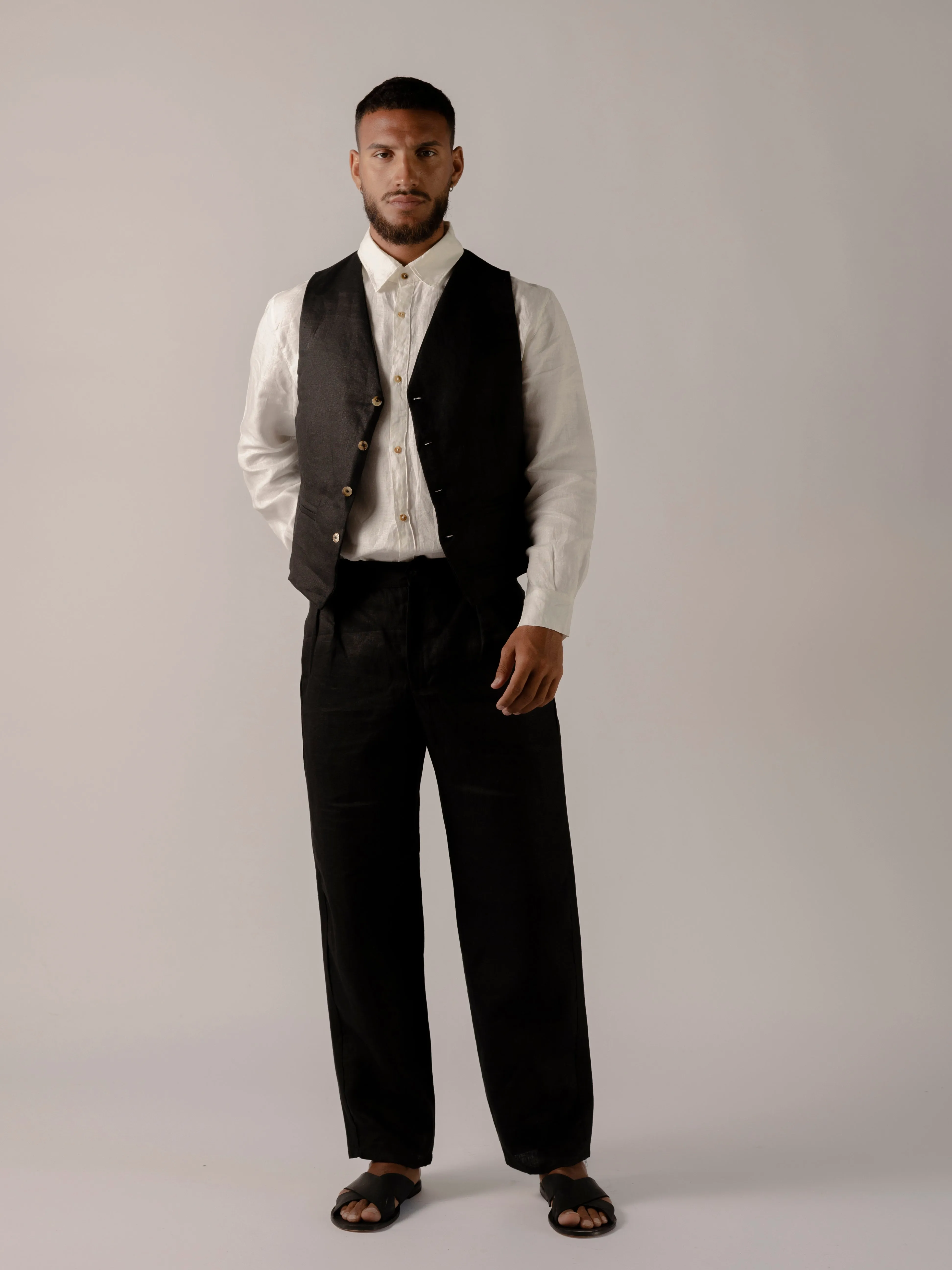 PALERMO linen classic pants