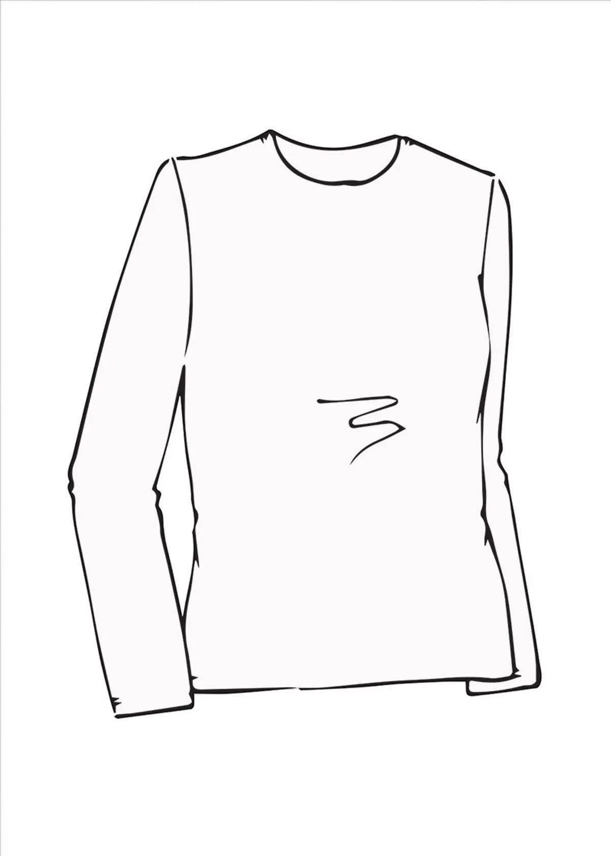 PAULA RYAN ESSENTIALS Easy Fit Long Sleeve Crew Neck Top - MicroModal
