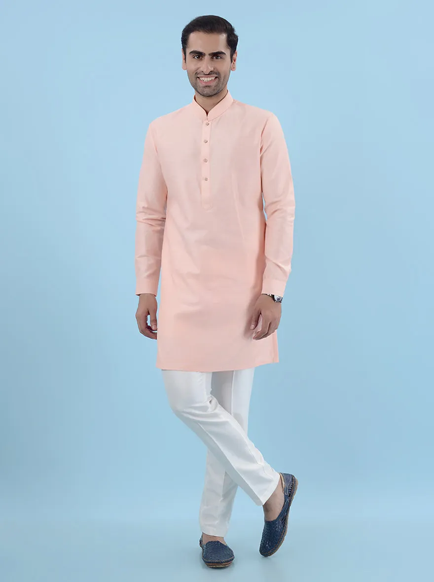 Peach  Kurta Pajama | TULA