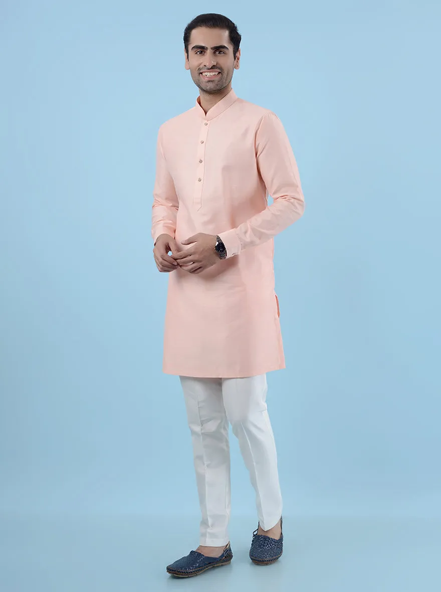 Peach  Kurta Pajama | TULA