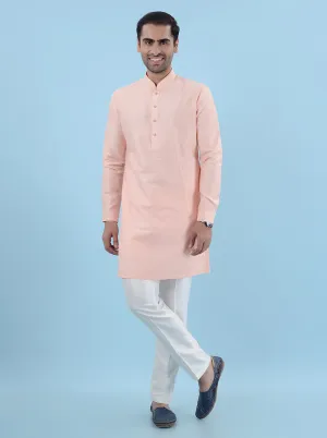 Peach  Kurta Pajama | TULA