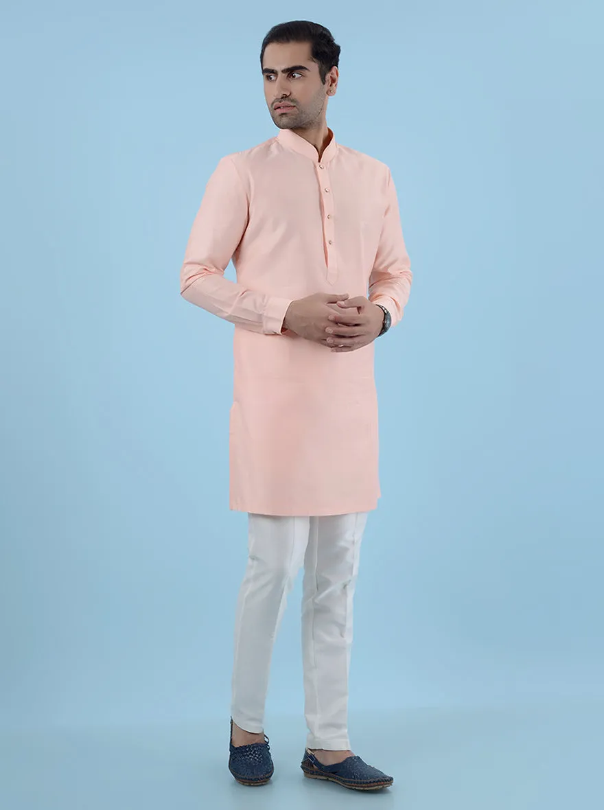 Peach  Kurta Pajama | TULA
