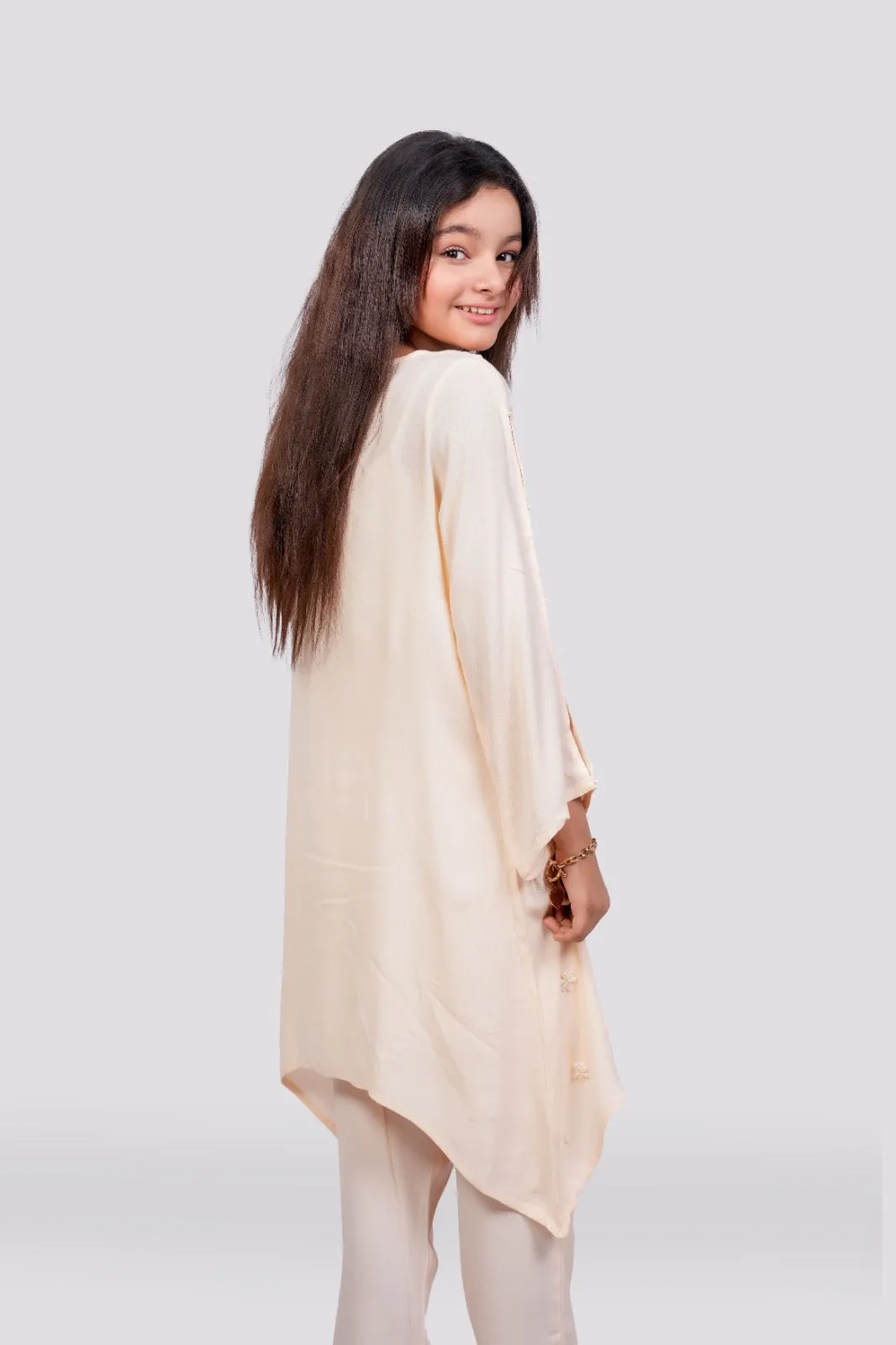 Pearl Blush - Powder Pink Crepe Dress