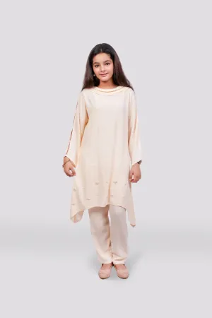 Pearl Blush - Powder Pink Crepe Dress