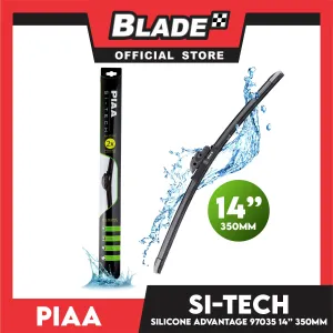 Piaa Wiper Si-Tech Silicone Advantage 14' ' 97035A Longer Lasting 2x 350mm for Jeep, Mazda, Nissan, Honda