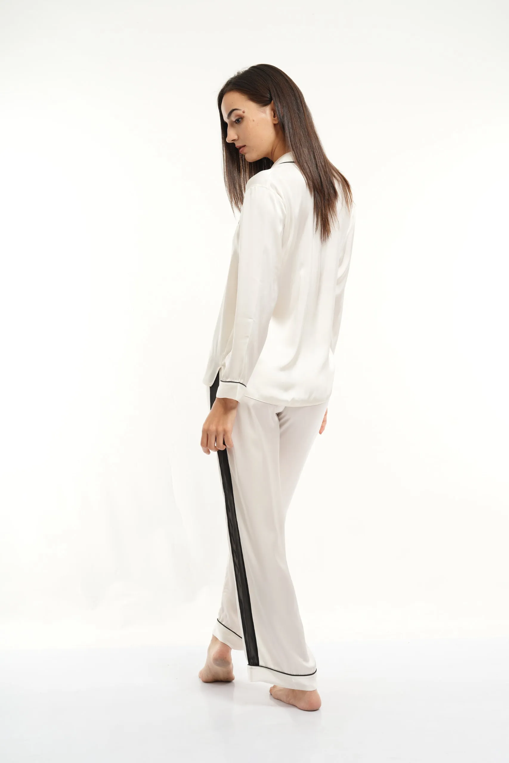 PJ S/S SET WHITE