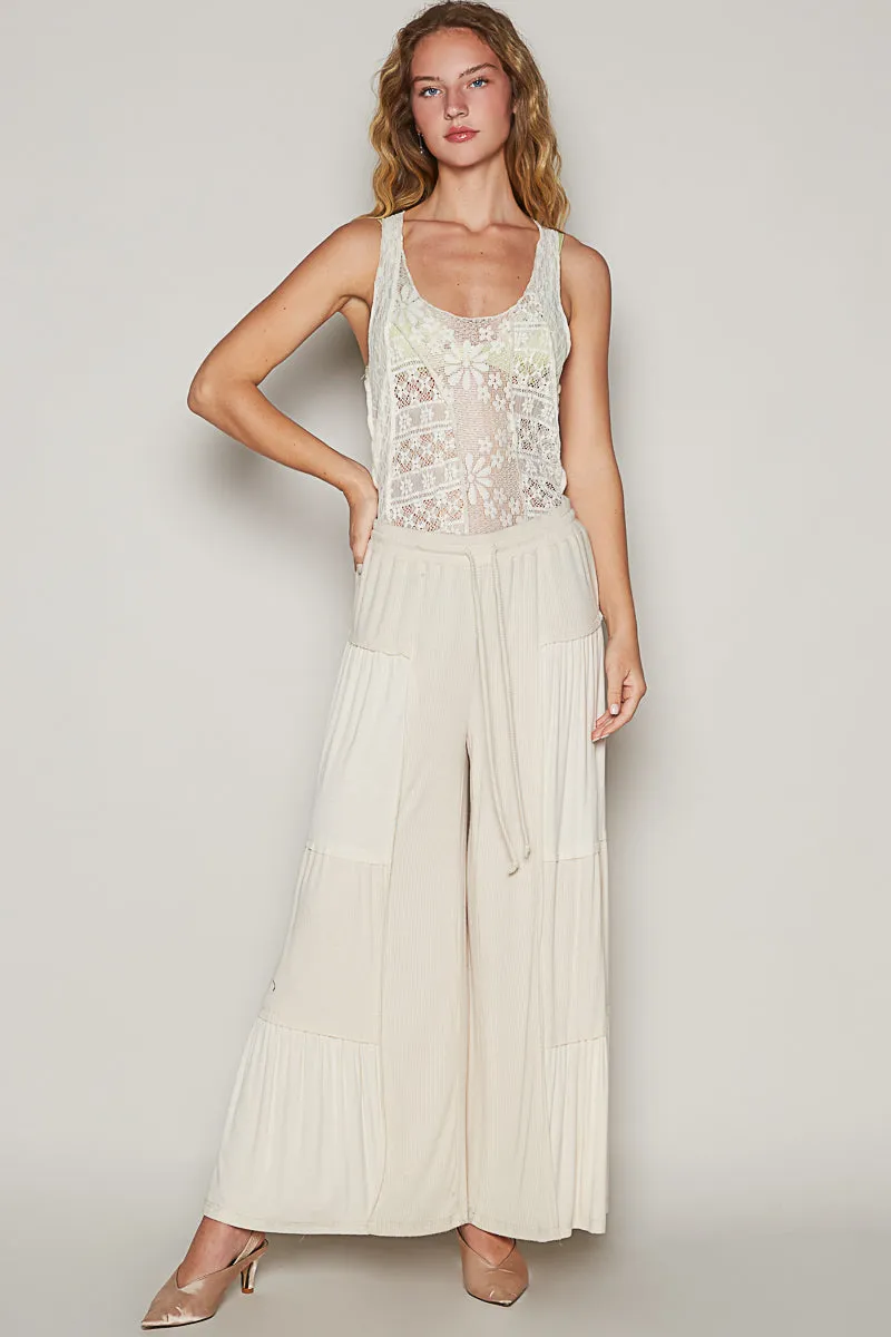 POL Loose Knit Wide Pant