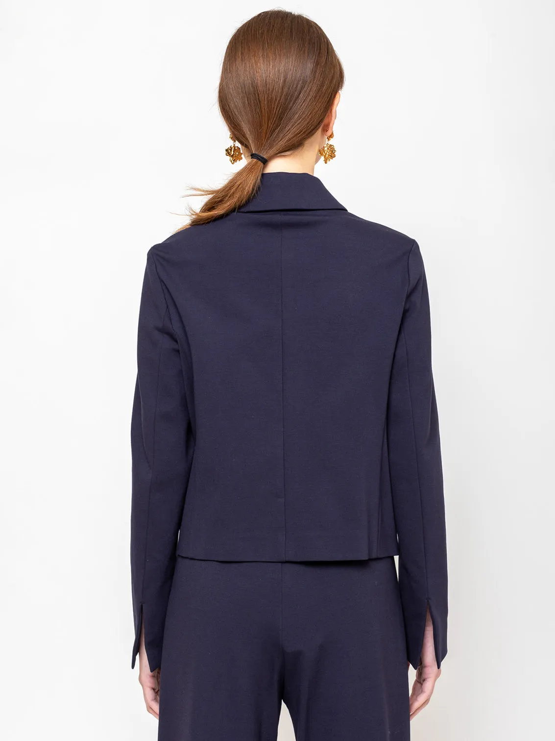 Ponti Knit Jacket - Midnight