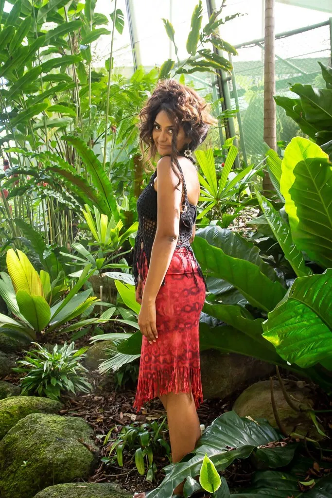 Poppy Skirt - Red