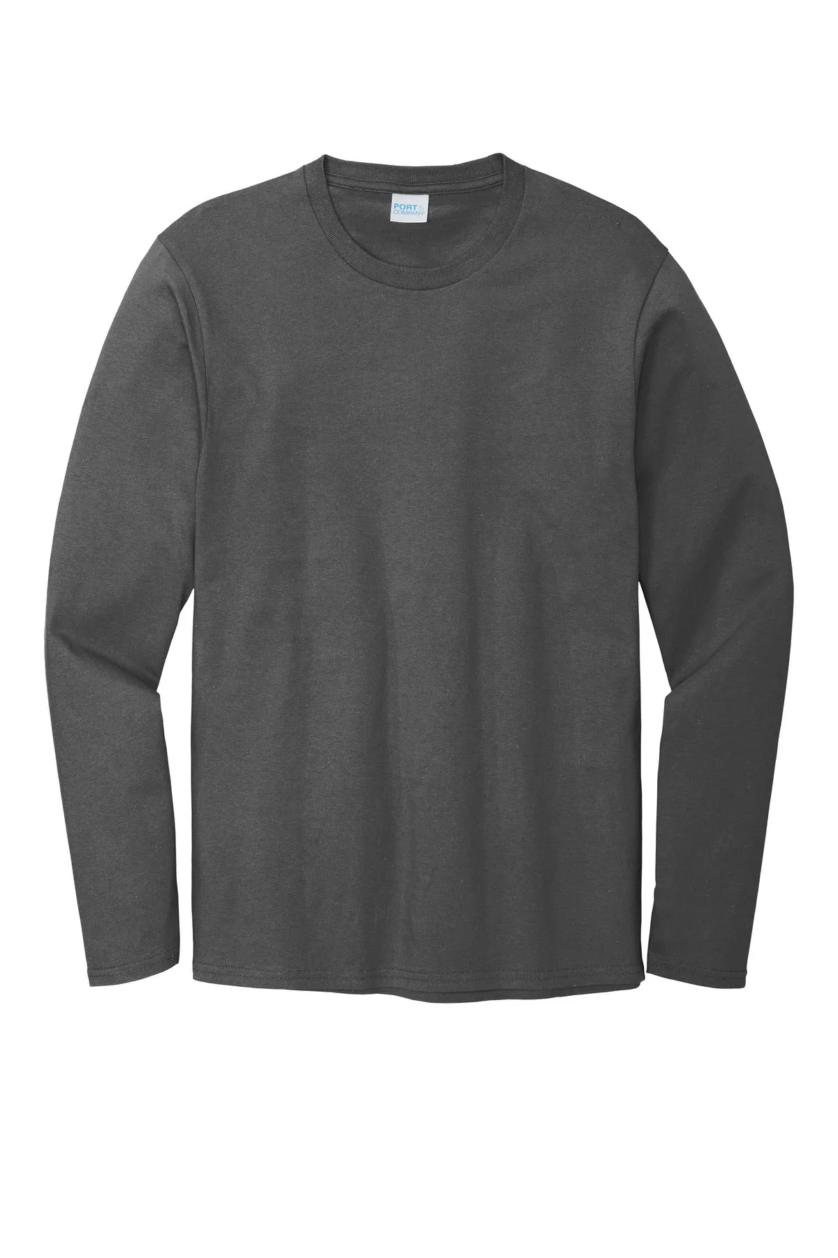 Port & Company Long Sleeve Bouncer Tee PC600LS Coal Grey
