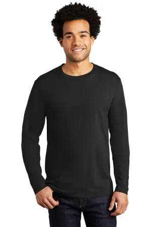 Port & Company Long Sleeve Bouncer Tee PC600LS Deep Black
