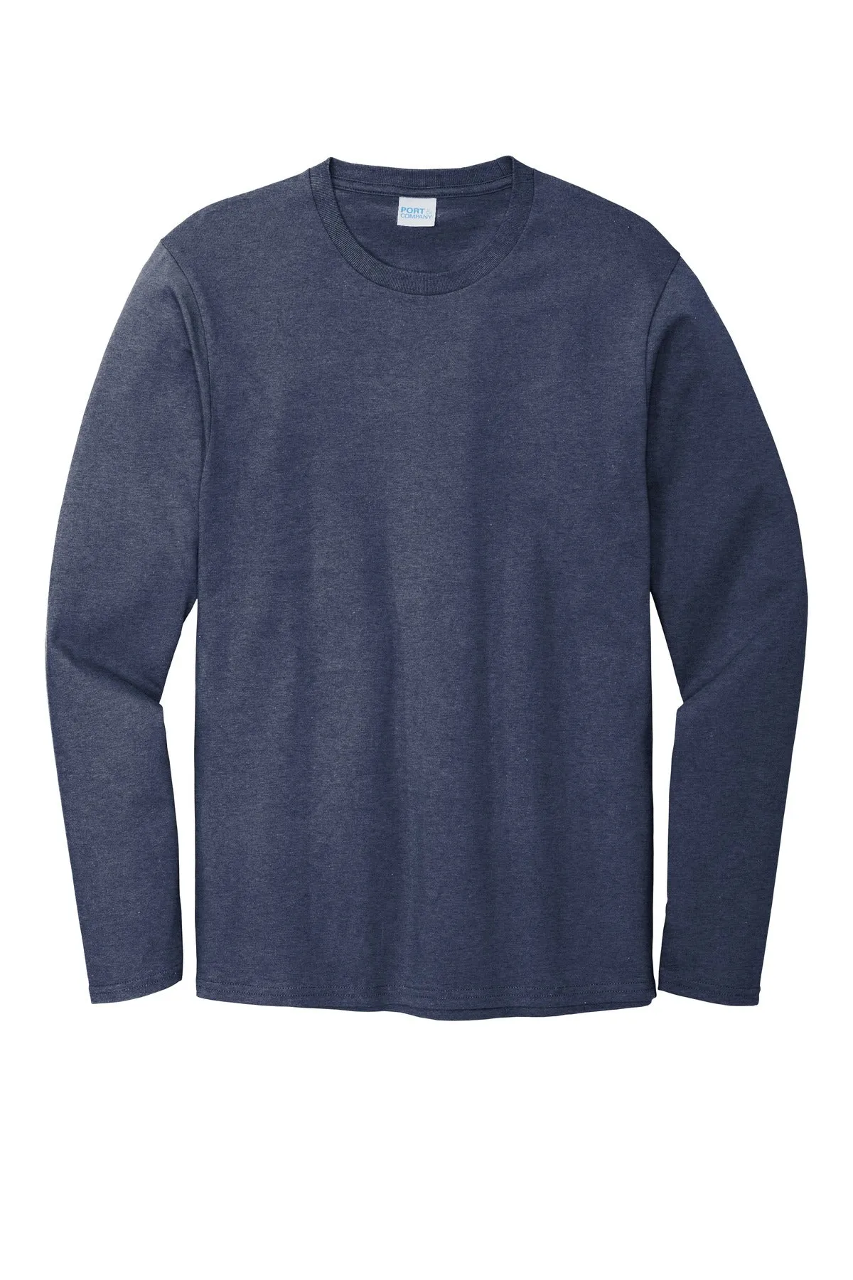 Port & Company Long Sleeve Bouncer Tee PC600LS Team Navy Heather