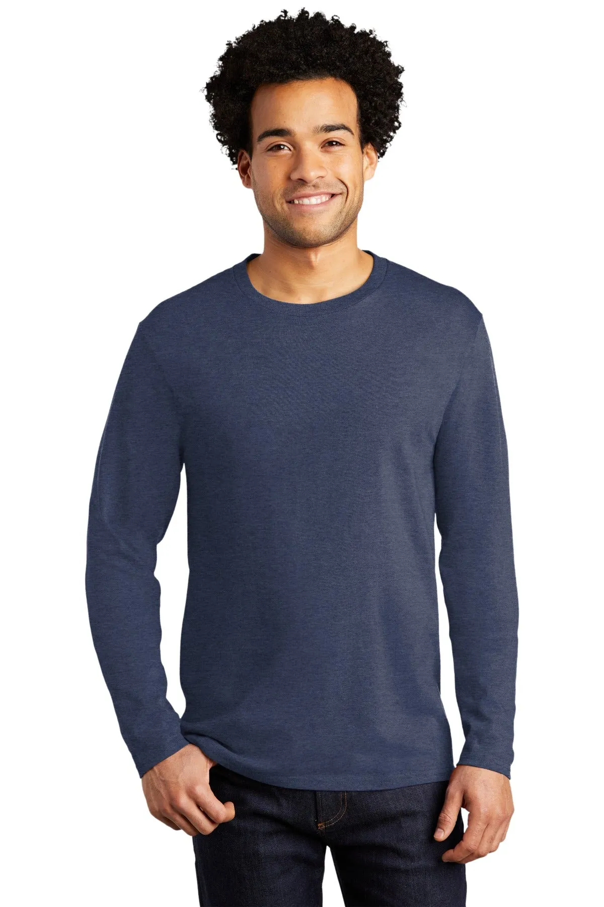 Port & Company Long Sleeve Bouncer Tee PC600LS Team Navy Heather