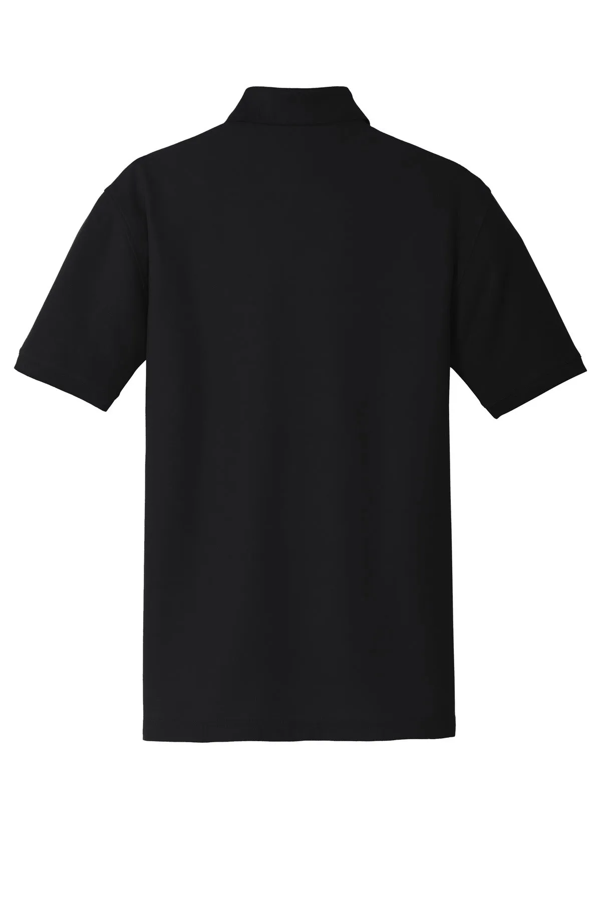 Port Authority Core Classic Pique Pocket Polo. K100P Deep Black