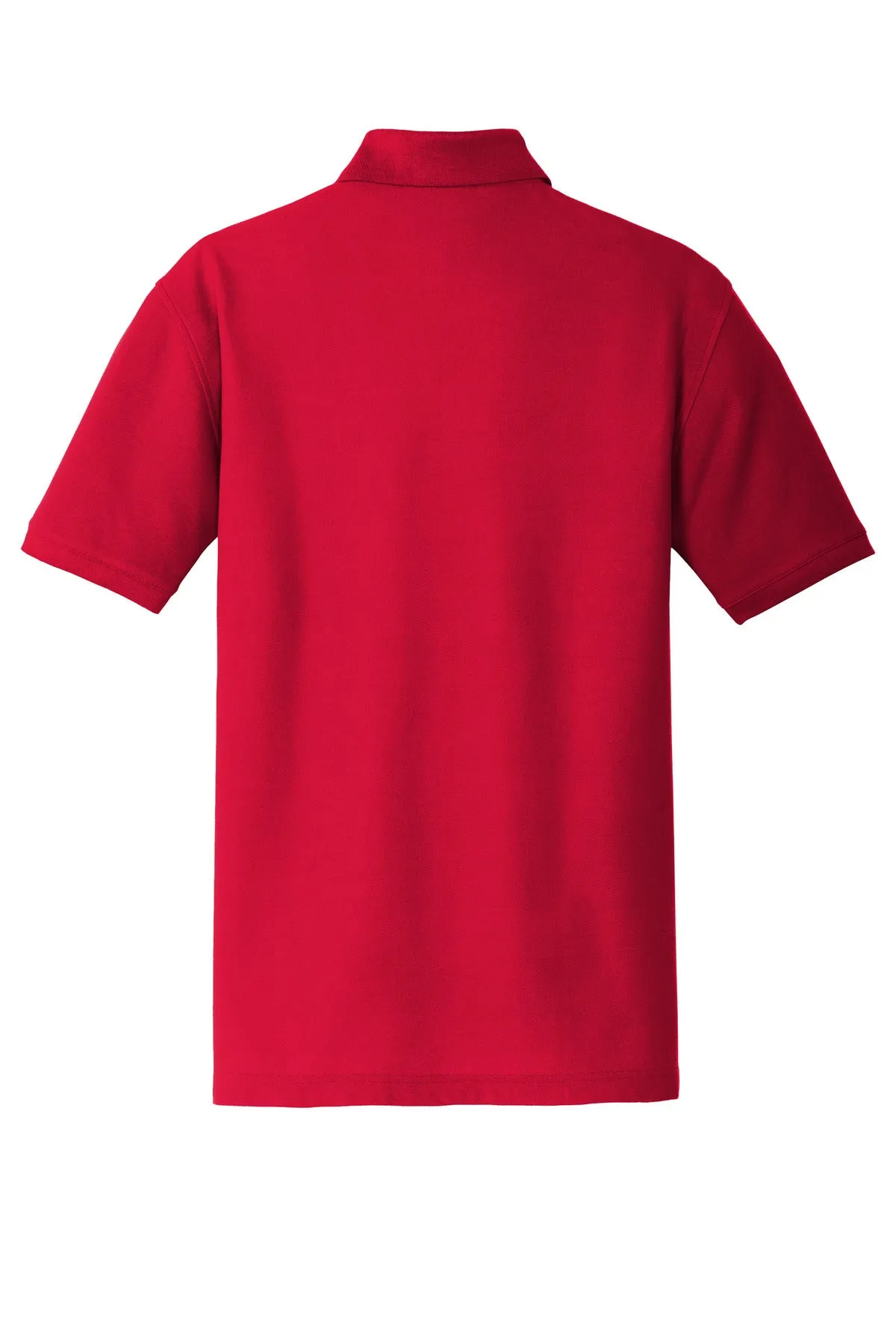 Port Authority Core Classic Pique Pocket Polo. K100P Rich Red