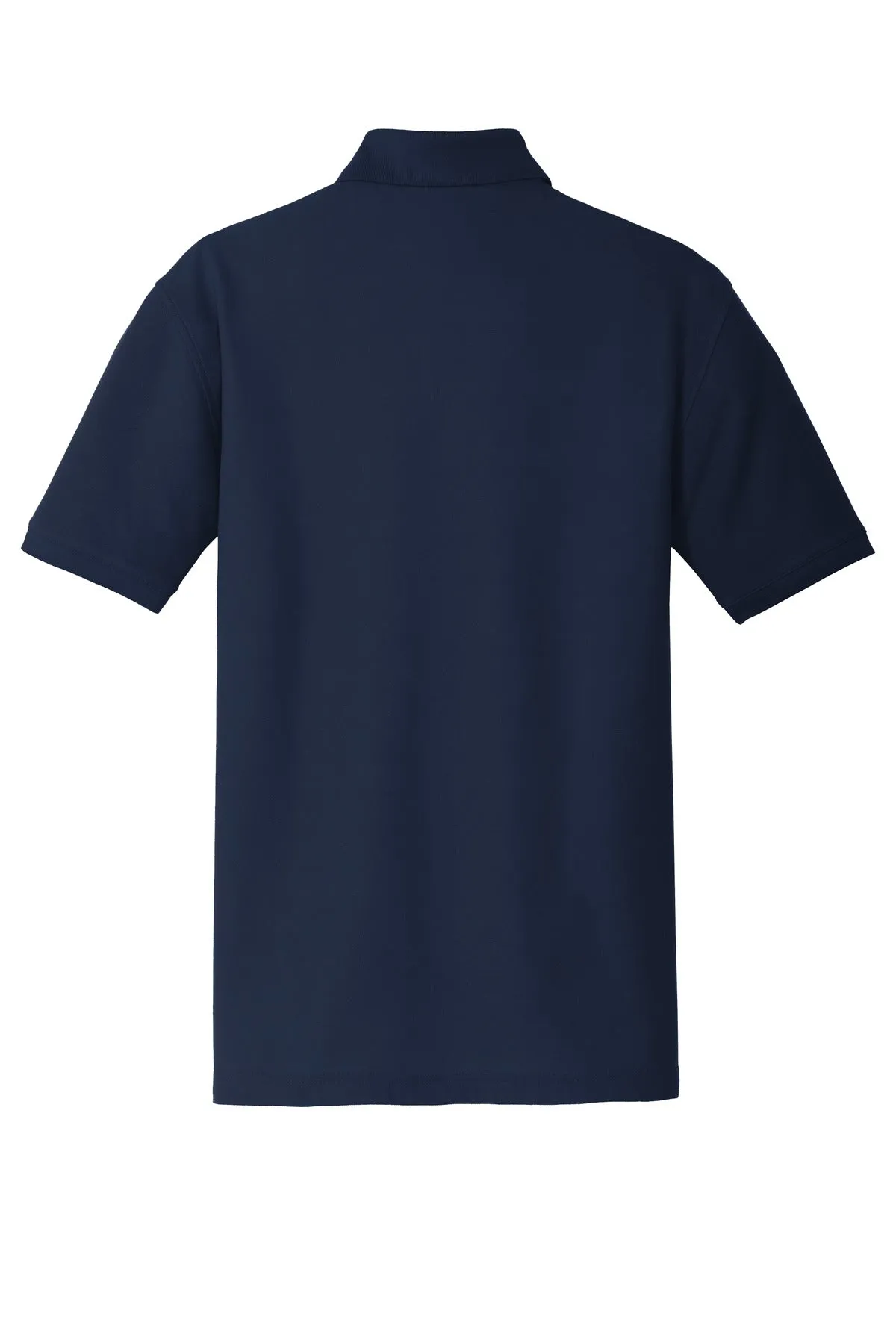 Port Authority Core Classic Pique Pocket Polo. K100P River Blue Navy