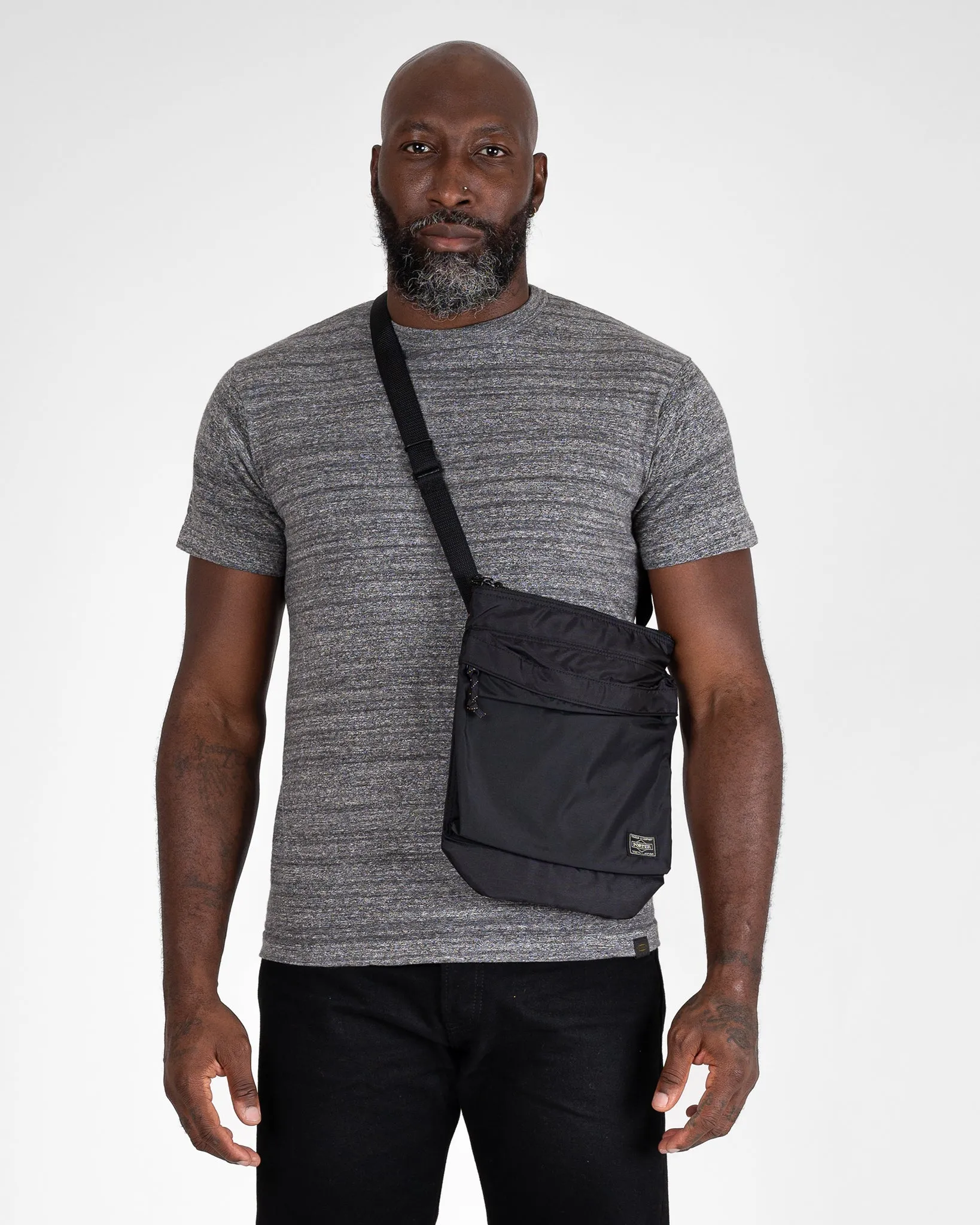 Porter - Yoshida & Co. - Force Shoulder Bag 2 - Black