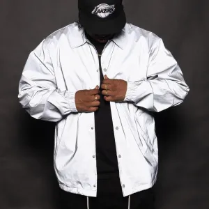 Pro Club Standard Coach Jacket - Silver Reflective