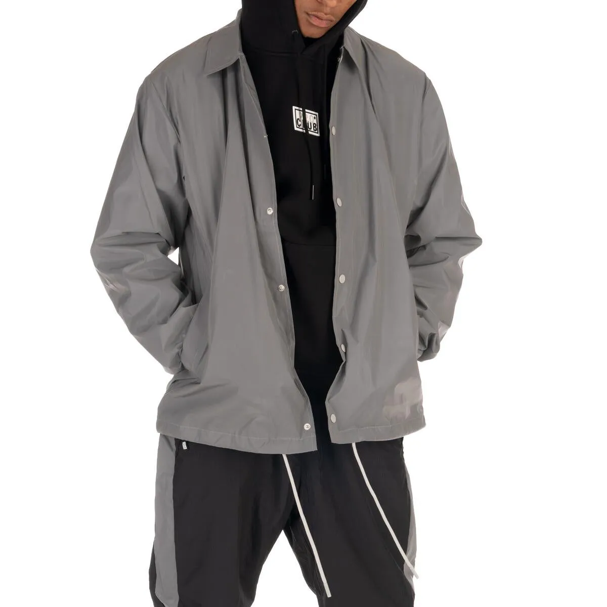 Pro Club Standard Coach Jacket - Silver Reflective