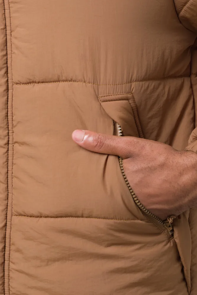 Puffer Jacket Brown