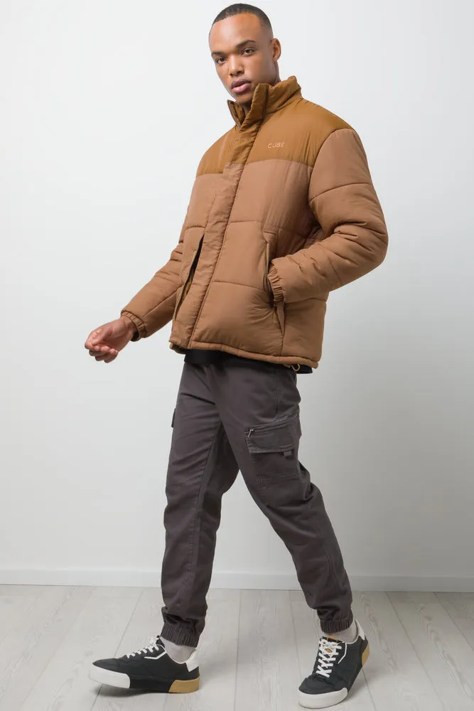 Puffer Jacket Brown