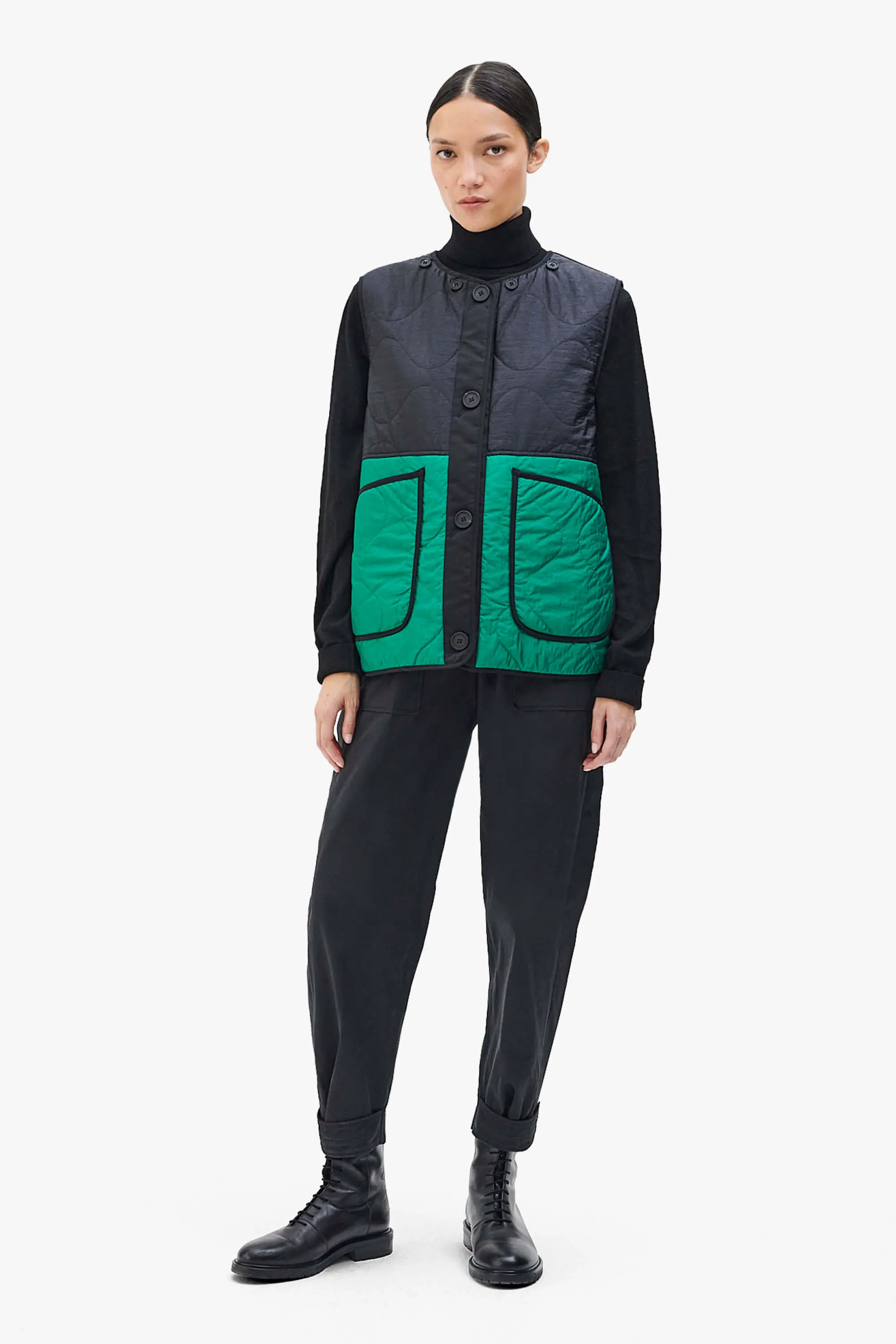 Quilt Liner - Black / Stone
