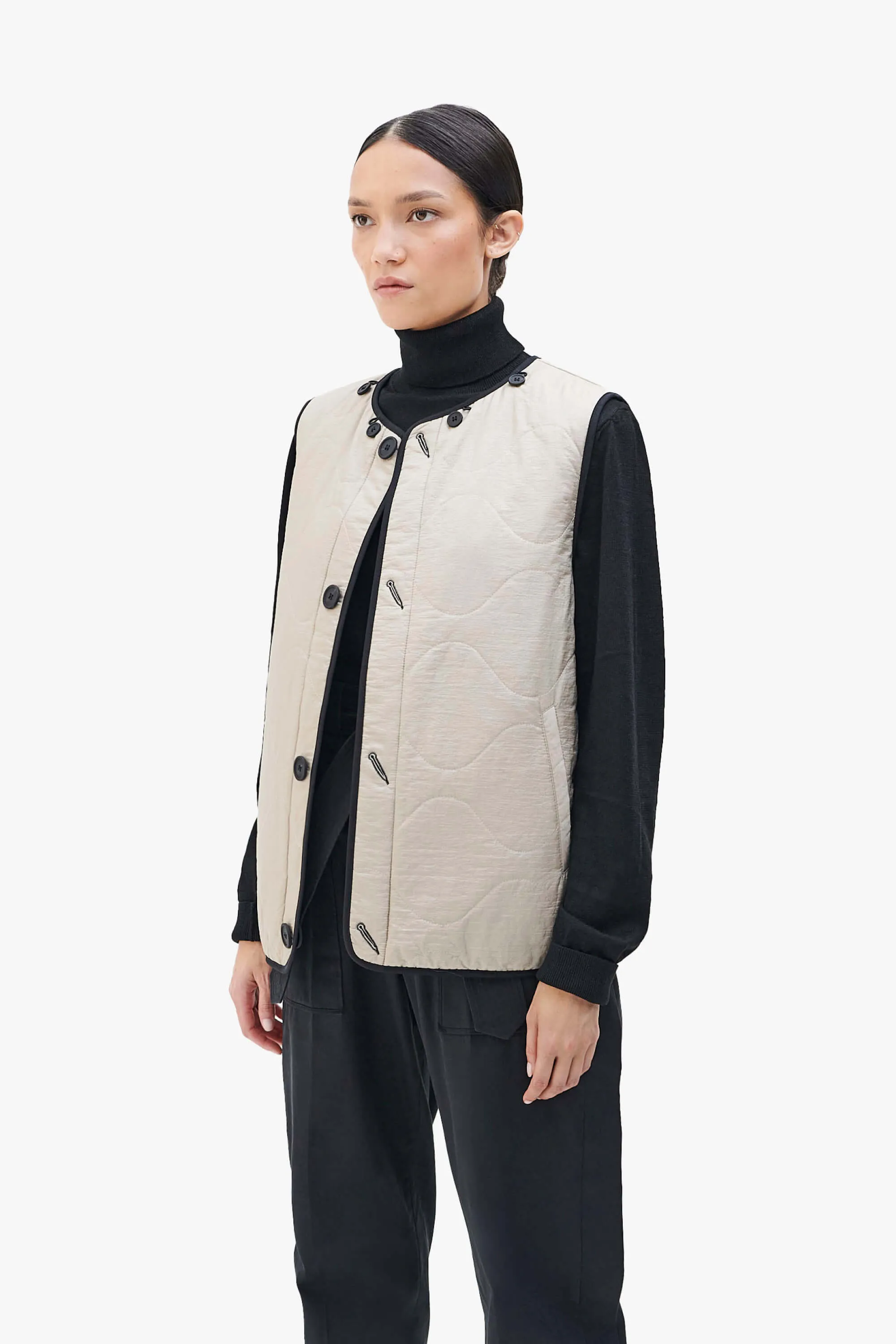 Quilt Liner - Black / Stone