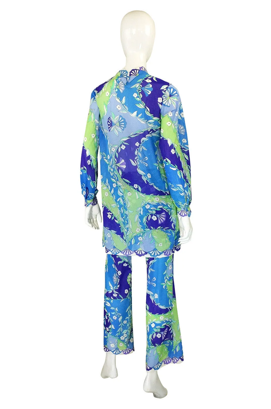 Rare 1960s Emilio Pucci Pant & Tunic Set