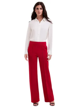 RED FLARE PANTS