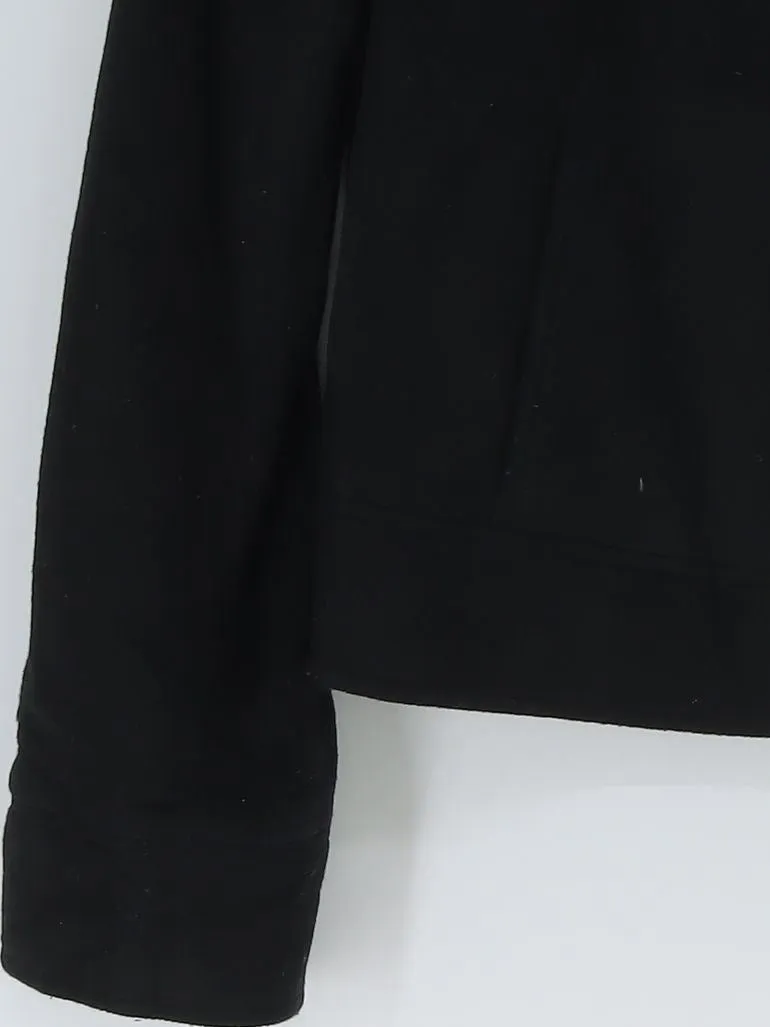 Reiss Women's Blazer S Black Wool with Cashmere, Polyamide, Viscose