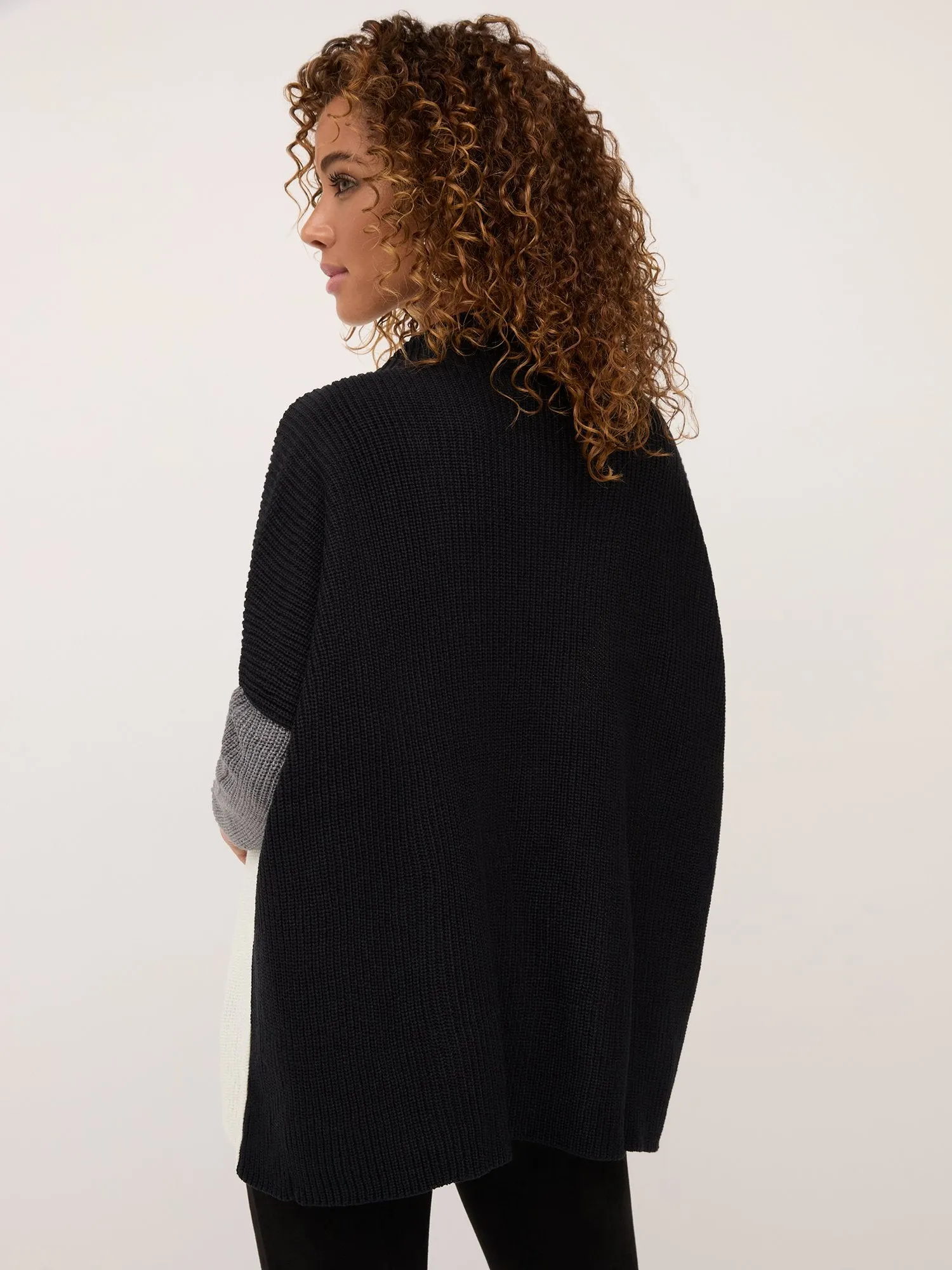 Relaxed-Fit Colorblock Pullover Sweater