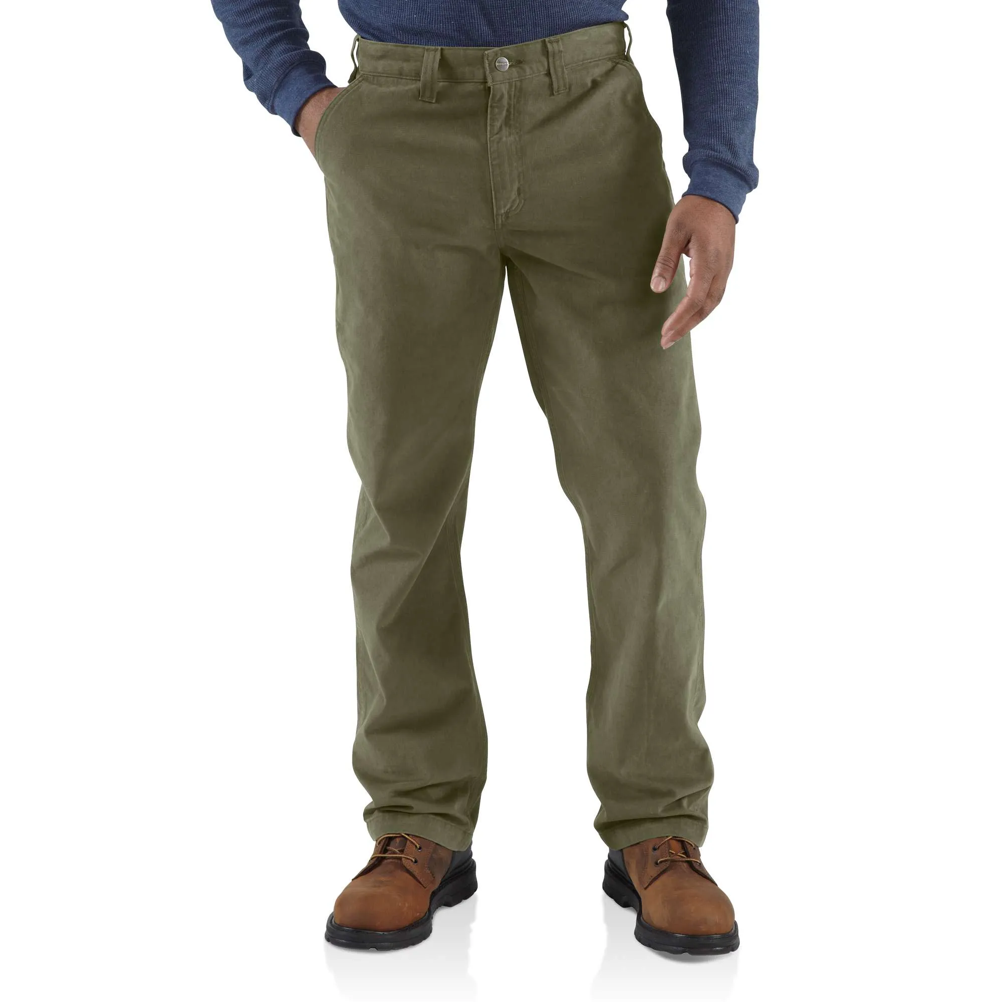 Relaxed Fit Twill 5-Pocket Work Pant