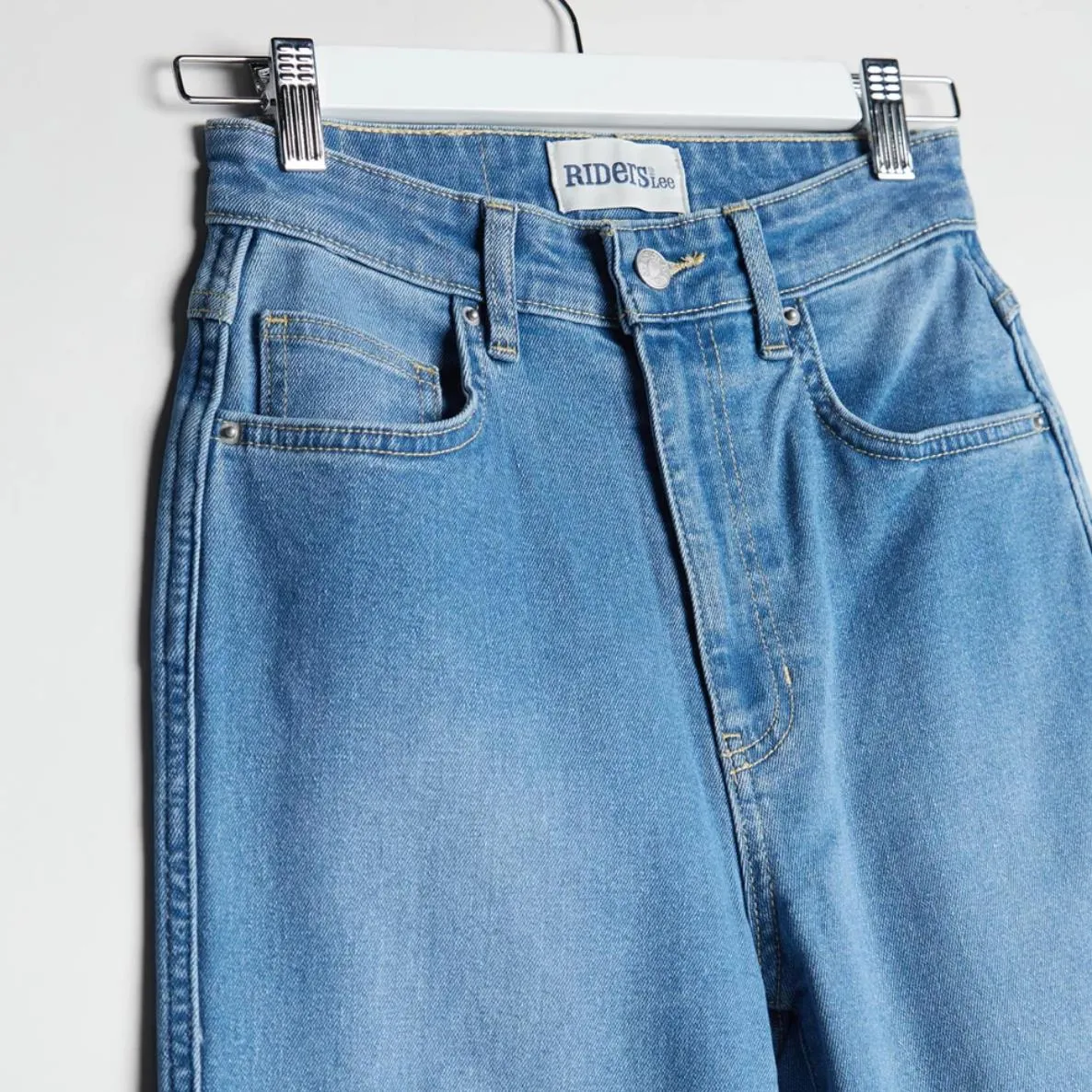 Riders by Lee Womens High Straight Blue Denim Jeans Size 9 (New)